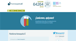 Desktop Screenshot of homeopatia-si.es